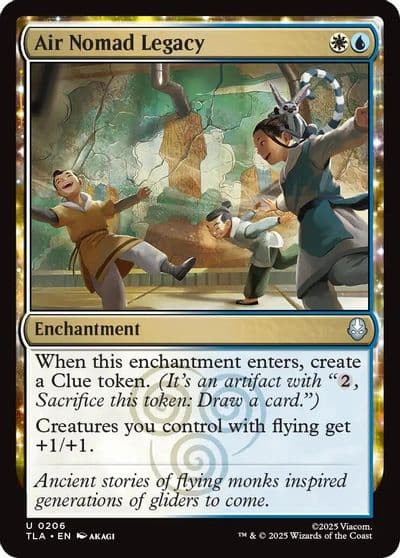 Air Nomad Legacy Avatar: The Last Airbender Magic card