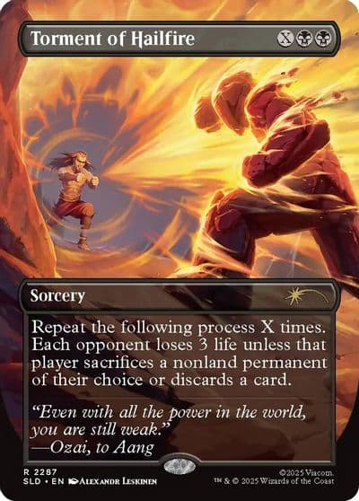 Torment of Hailfire 2287 Secret Lair Drop Series Magic card