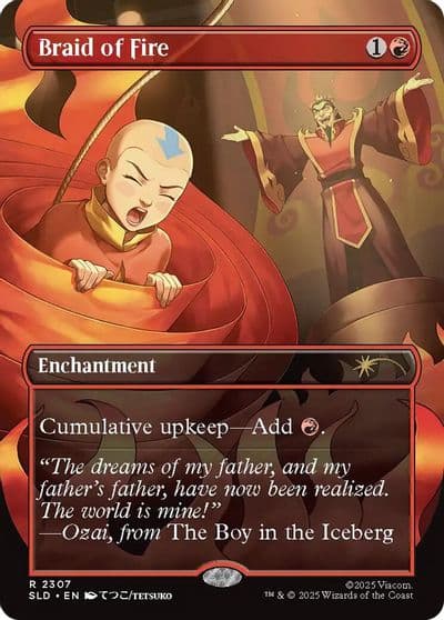 Braid of Fire 2307 Secret Lair Drop Series Magic card