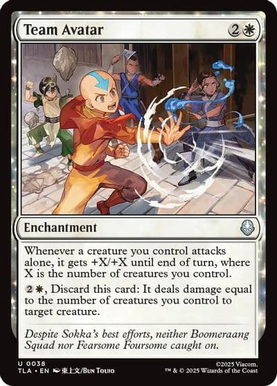 Team Avatar Avatar: The Last Airbender Magic card