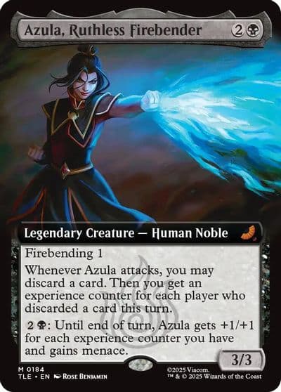 Azula Ruthless Firebender Extended Art Avatar: The Last Airbender: Eternal-Legal Magic card