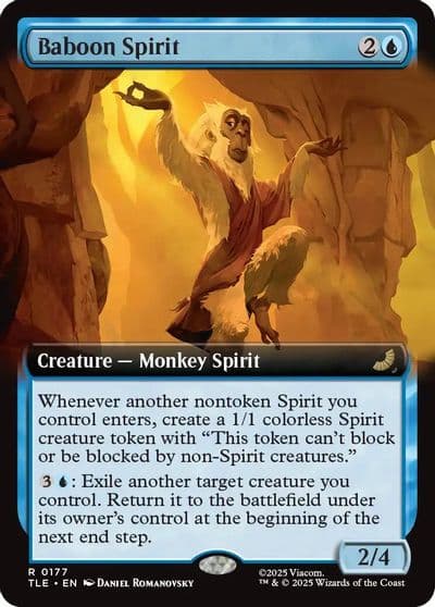 Baboon Spirit Extended Art Avatar: The Last Airbender: Eternal-Legal Magic card