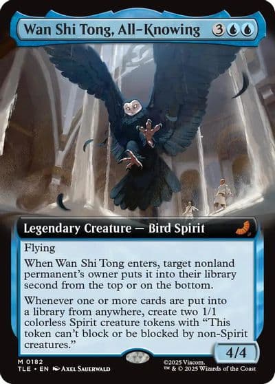 Wan Shi Tong All Knowing Extended Art Avatar: The Last Airbender: Eternal-Legal Magic card