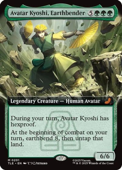 Avatar Kyoshi Earthbender Extended Art Avatar: The Last Airbender: Eternal-Legal Magic card