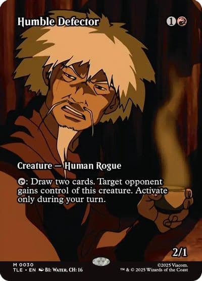 Humble Defector Borderless Avatar: The Last Airbender: Eternal-Legal Magic card
