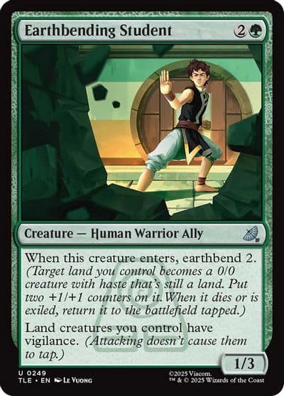 Earthbending Student Avatar: The Last Airbender: Eternal-Legal Magic card