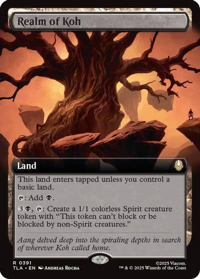 Realm of Koh Extended Art Avatar: The Last Airbender Magic card