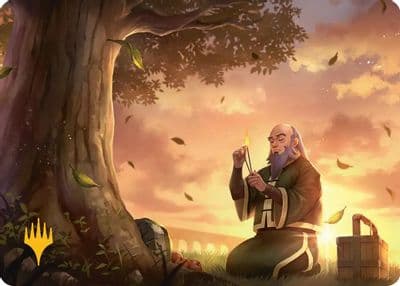 Bastion of Remembrance Art Card Gold Stamped Planeswalker Symbol Art Series: Avatar: The Last Airbender Magic card