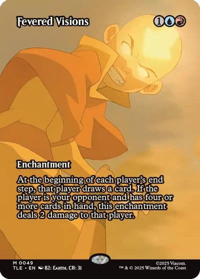 Fevered Visions Borderless Avatar: The Last Airbender: Eternal-Legal Magic card