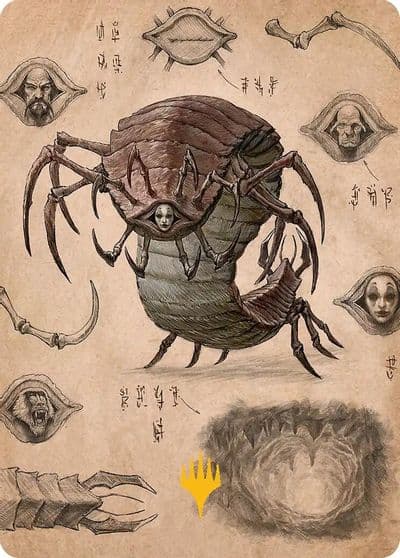 Koh the Face Stealer 2 Art Card Gold Stamped Planeswalker Symbol Art Series: Avatar: The Last Airbender Magic card
