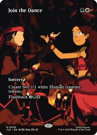 Join the Dance Borderless Avatar: The Last Airbender: Eternal-Legal Magic card