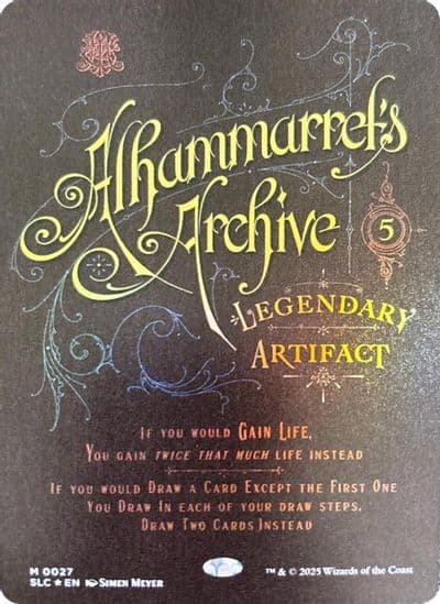 Alhammarrets Archive Secret Lair Countdown Kit Magic card