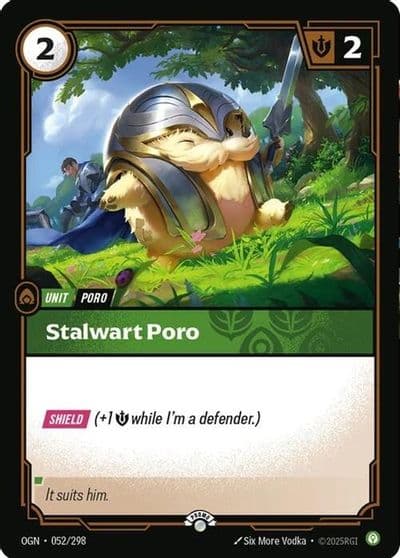 Stalwart Poro Riftbound Organized Play Promotional Cards Riftbound card