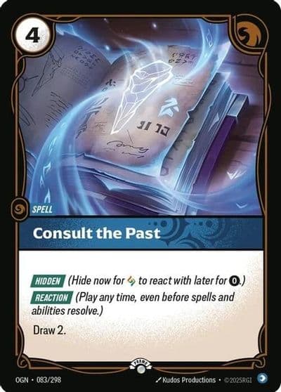 Consult the Past Riftbound Organized Play Promotional Cards Riftbound card