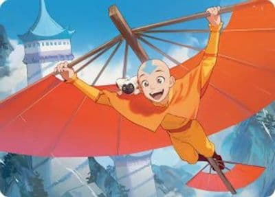 Aang the Last Airbender Art Card Art Series: Avatar: The Last Airbender Magic card