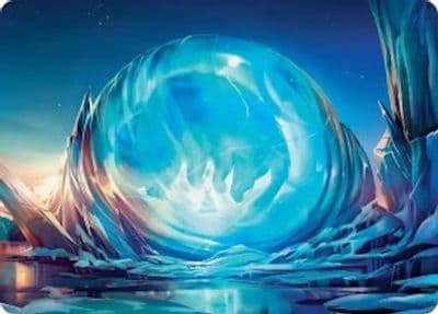 Aangs Iceberg Art Card Art Series: Avatar: The Last Airbender Magic card