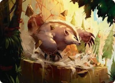 Badgermole Art Card Art Series: Avatar: The Last Airbender Magic card