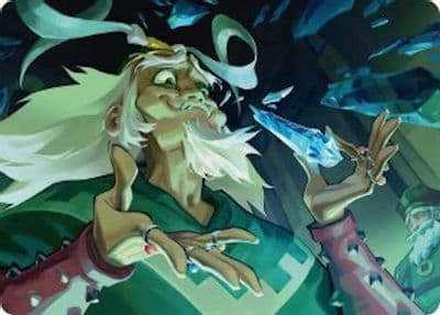 Bumi King of Three Trials Art Card Art Series: Avatar: The Last Airbender Magic card
