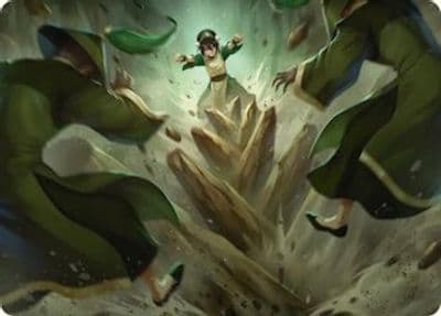 Rockalanche Art Card Art Series: Avatar: The Last Airbender Magic card