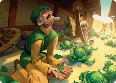 Unlucky Cabbage Merchant Art Card Art Series: Avatar: The Last Airbender Magic card