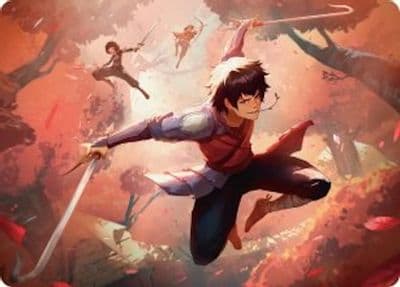 Jet Freedom Fighter Art Card Art Series: Avatar: The Last Airbender Magic card