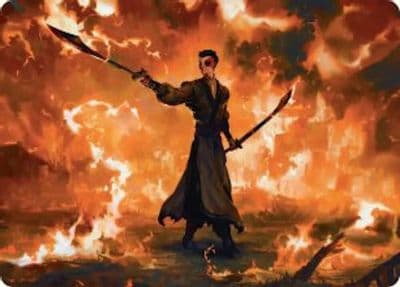 Zuko Conflicted Art Card Art Series: Avatar: The Last Airbender Magic card