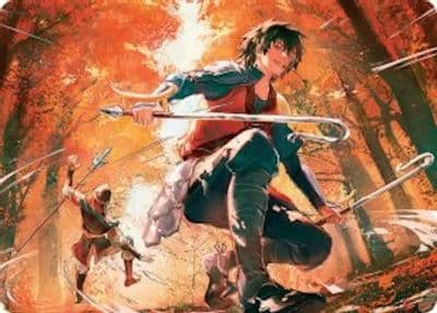 Jet Rebel Leader Art Card Art Series: Avatar: The Last Airbender Magic card