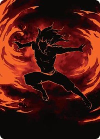 Ozai the Phoenix King Art Card Art Series: Avatar: The Last Airbender Magic card