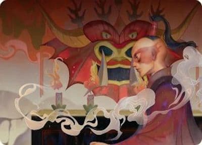 Obsessive Pursuit Art Card Art Series: Avatar: The Last Airbender Magic card