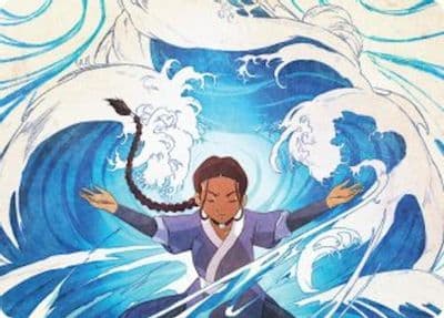 Katara Water Tribes Hope Art Card Art Series: Avatar: The Last Airbender Magic card