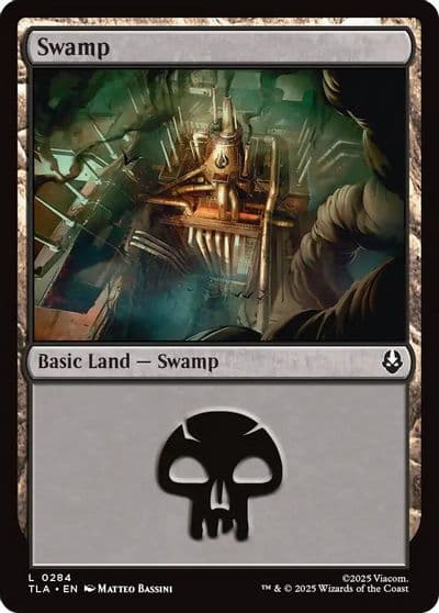 Swamp 0284 Avatar: The Last Airbender Magic card