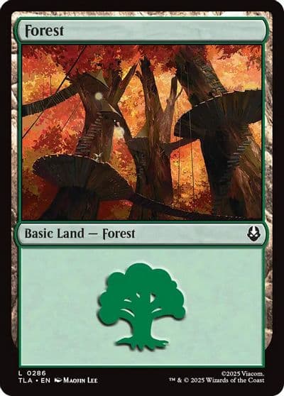 Forest 0286 Avatar: The Last Airbender Magic card