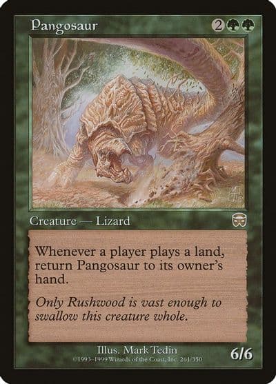 Pangosaur Mercadian Masques Magic card