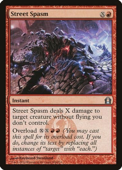 Street Spasm Return to Ravnica Magic card