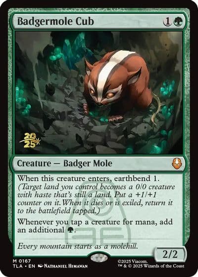 Badgermole Cub Prerelease Cards Magic card