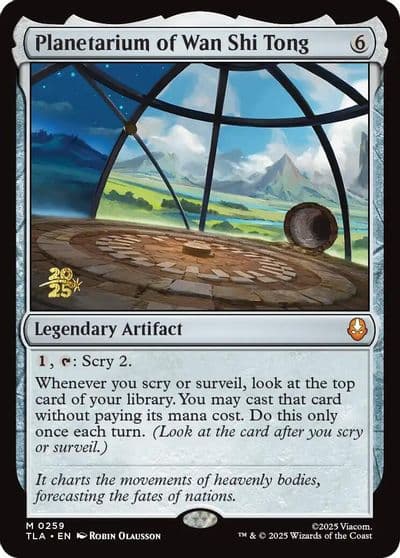 Planetarium of Wan Shi Tong Prerelease Cards Magic card