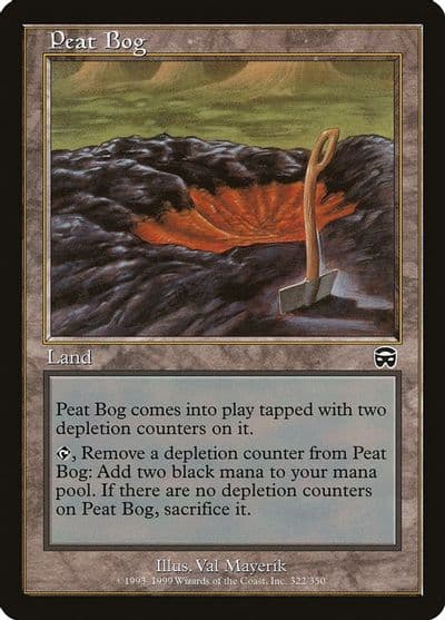 Peat Bog Mercadian Masques Magic card