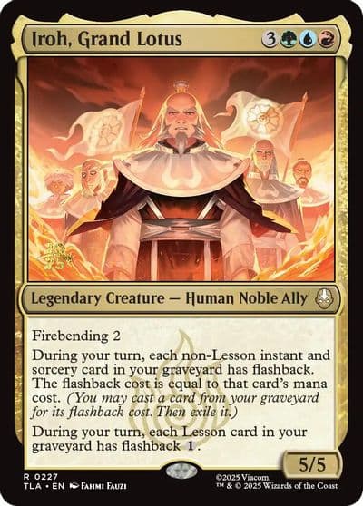 Iroh Grand Lotus Prerelease Cards Magic card