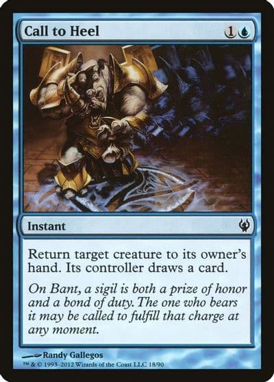 Call to Heel Duel Decks: Izzet vs. Golgari Magic card