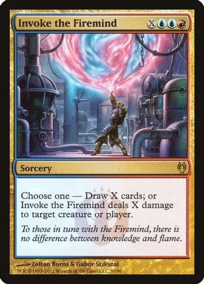 Invoke the Firemind Duel Decks: Izzet vs. Golgari Magic card