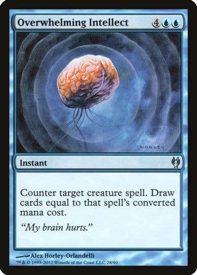 Overwhelming Intellect Duel Decks: Izzet vs. Golgari Magic card