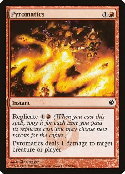 Pyromatics Duel Decks: Izzet vs. Golgari Magic card