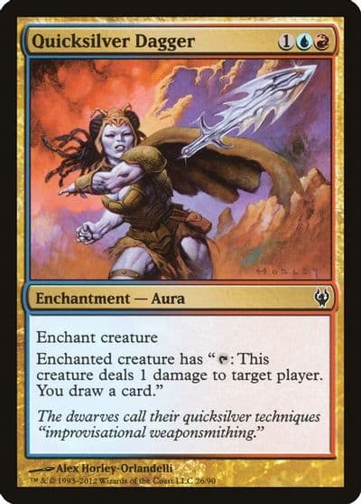 Quicksilver Dagger Duel Decks: Izzet vs. Golgari Magic card