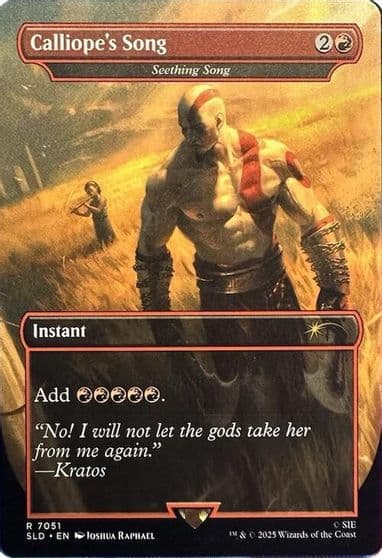 Calliopes Song Seething Song Secret Lair Drop Series Magic card
