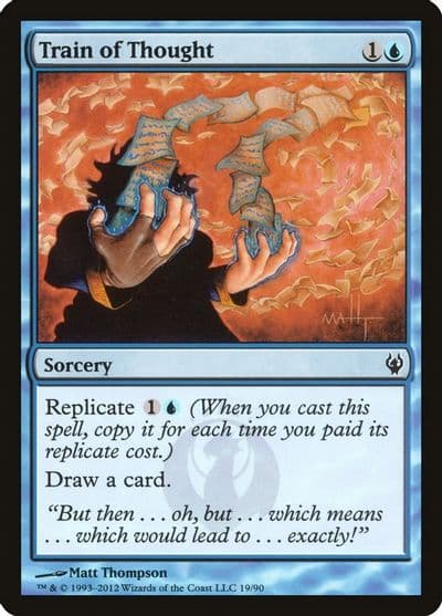 Train of Thought Duel Decks: Izzet vs. Golgari Magic card
