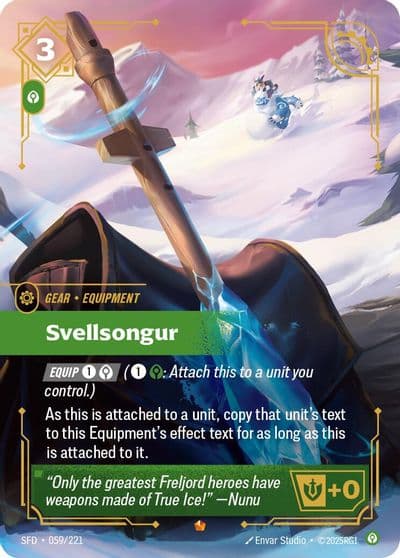 Svellsongur Spiritforged Riftbound card