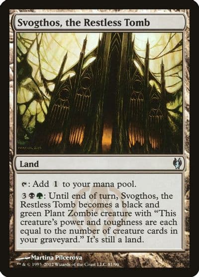 Svogthos the Restless Tomb Duel Decks: Izzet vs. Golgari Magic card