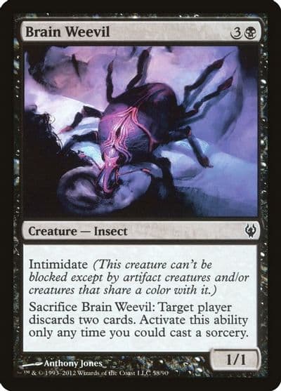 Brain Weevil Duel Decks: Izzet vs. Golgari Magic card