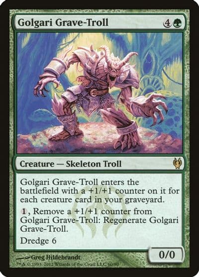Golgari Grave Troll Duel Decks: Izzet vs. Golgari Magic card