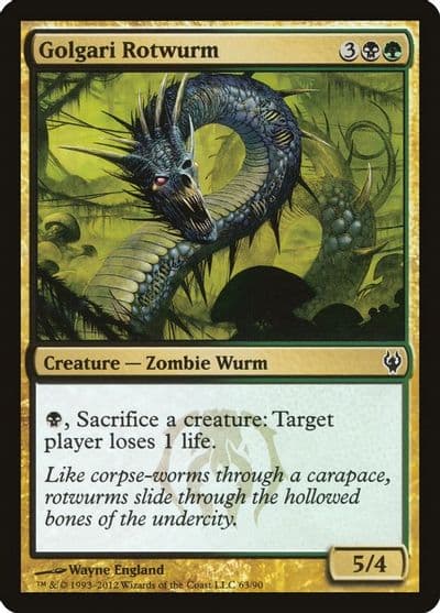 Golgari Rotwurm Duel Decks: Izzet vs. Golgari Magic card